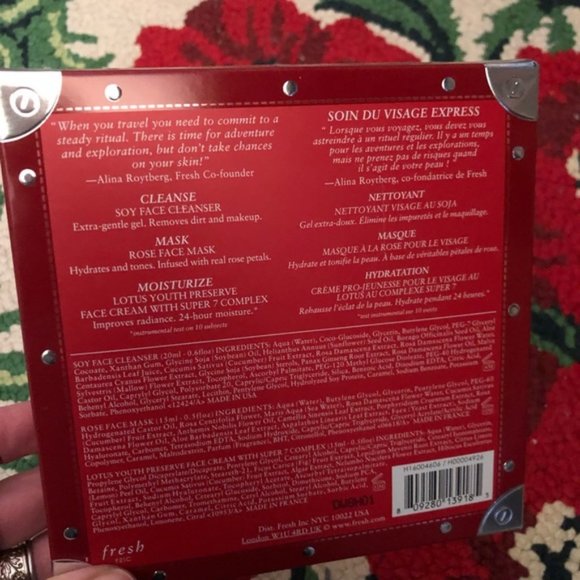 Fresh Rose face cleanser and mask from Sephora - Picture 2 of 2